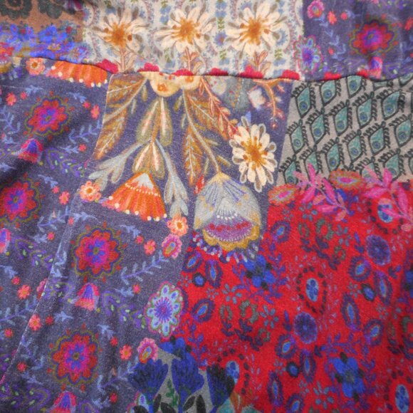 NWT Natural Life Opal ButterSoft Ballet Dress Size XL Patchwork Sleeveless Boho - Picture 11 of 12